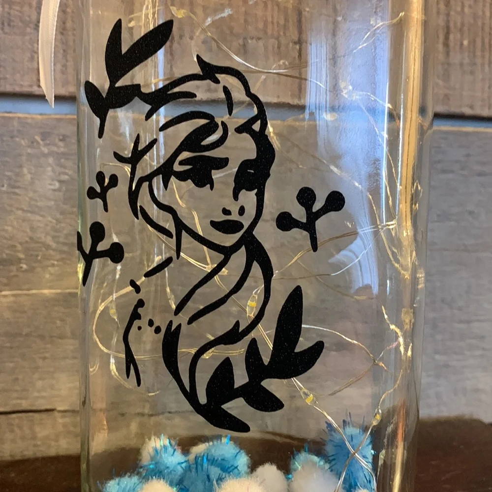 Elsa character bottle lantern